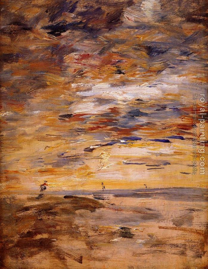 Eugene Boudin : Sky at Sunset